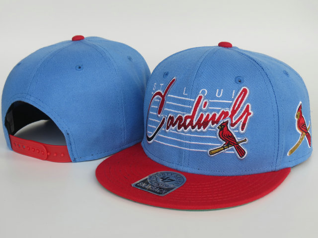 St.Louis Cardinals Blue Snapback Hat LS